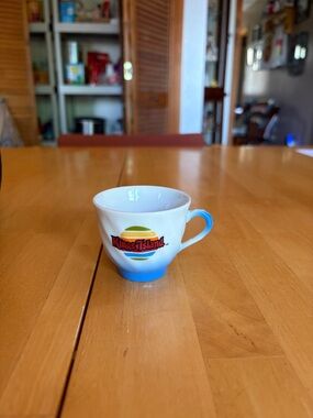 Kings island Blue & White Ceramic Teacup - Branded